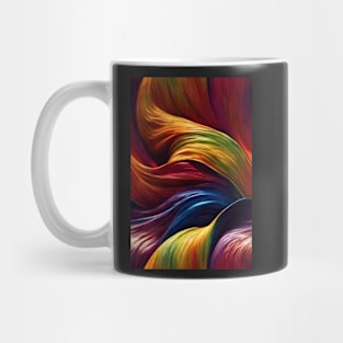 Colorful liquid abstract pattern #47 Mug